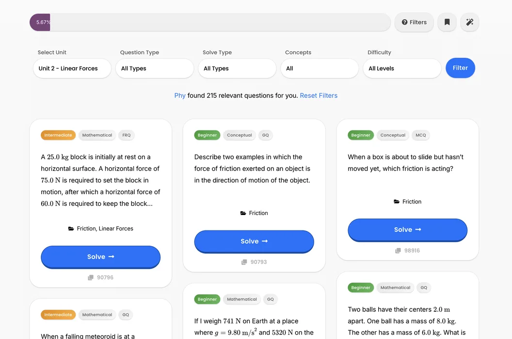 Ultimate Bank of Questions (UBQ) question browser