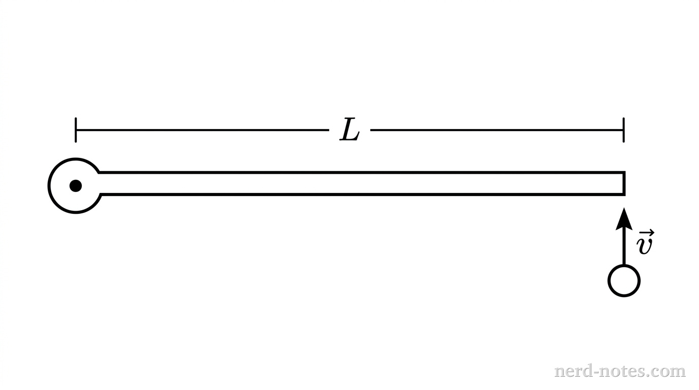 Top-down view of the clay approaching the pivoted rod.