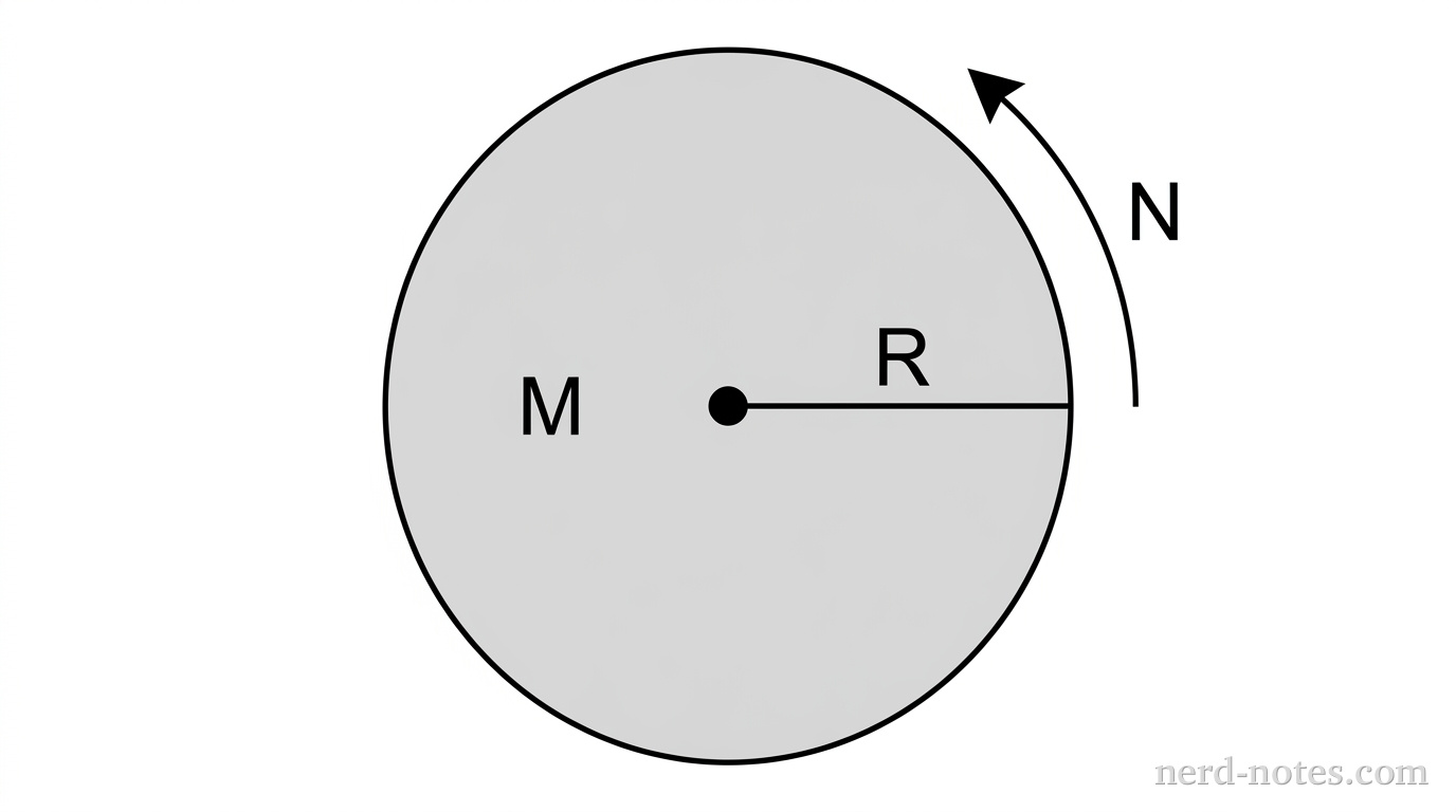 Figure 1. A top-down view of the centrifuge rotor.