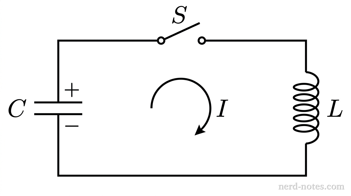 Figure 1. A capacitor and inductor circuit.